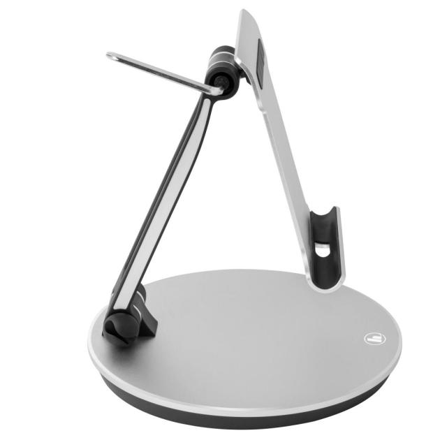 Универсална стойка за таблет HAMA 210585, 7 - 12.9" (17.78 - 32.76 cm), Алуминий, Сребрист