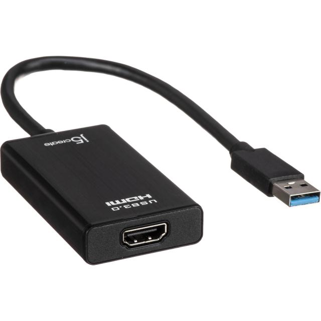 Адаптер j5create JUA350  USB 3.0 към HDMI с конвертор HDMI/DVI 