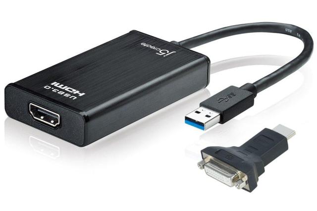 Адаптер j5create JUA350  USB 3.0 към HDMI с конвертор HDMI/DVI 