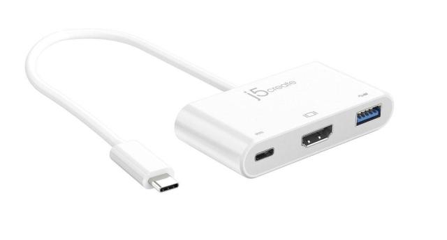 Адаптер j5create JCA379, USB-C - HDMI/Ethernet/ USB 3.0 / PD 2.0