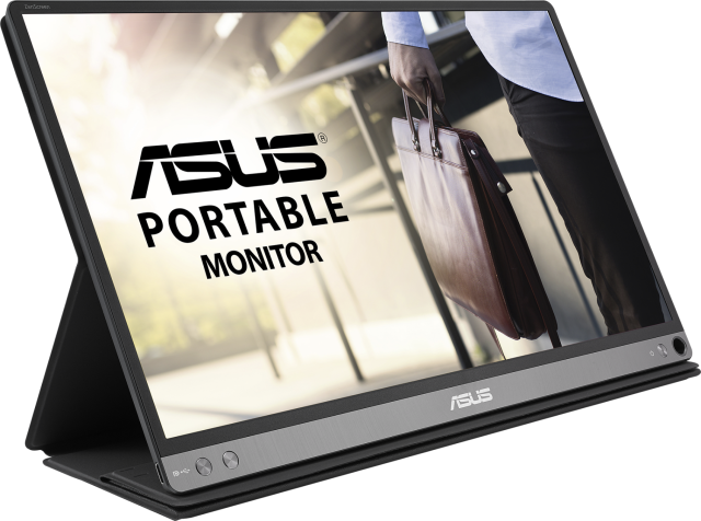 Монитор ASUS ZenScreen MB16ACM 15.6" FHD (1920x1080), USB Type-C, IPS, Преносим