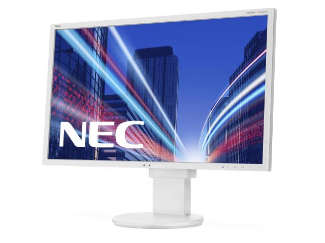 Монитор NEC MultiSync® EA223WM LCD 22", TN, 1680x1050, VGA, DVI, DisplayPort, Speakers, Бял