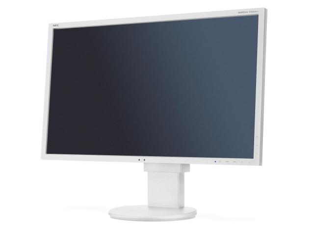 Монитор NEC MultiSync® EA223WM LCD 22", TN, 1680x1050, VGA, DVI, DisplayPort, Speakers, Бял