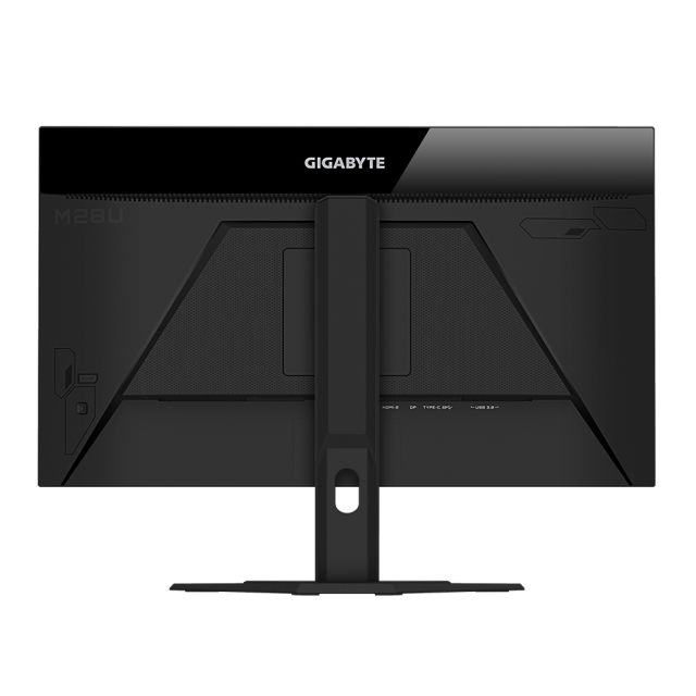 Монитор Gigabyte M28U, 28" (71.12 cm) IPS панел, 144Hz, 4K/UHD 1ms, HDR400, 300 cd/m2, HDMI, DP, USB