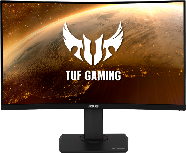 Монитор ASUS TUF Gaming VG32VQR, 31.5" WQHD (2560x1440), Curved HDR, 165Hz, Extreme Low Motion Blur, 1ms, Freesync Premium, DisplayHDR 400, WCG