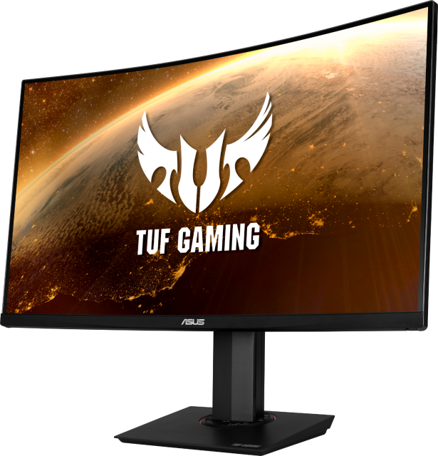 Монитор ASUS TUF Gaming VG32VQR, 31.5" WQHD (2560x1440), Curved HDR, 165Hz, Extreme Low Motion Blur, 1ms, Freesync Premium, DisplayHDR 400, WCG