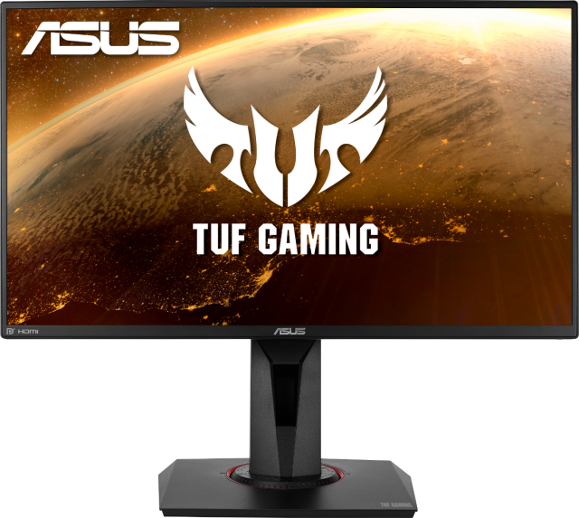 Монитор ASUS TUF Gaming VG258QM, 24.5", FHD (1920x1080), 280Hz, 0.5ms, Extreme Low Motion Blur Sync, G-SYNC Compatible, DisplayHDR 400
