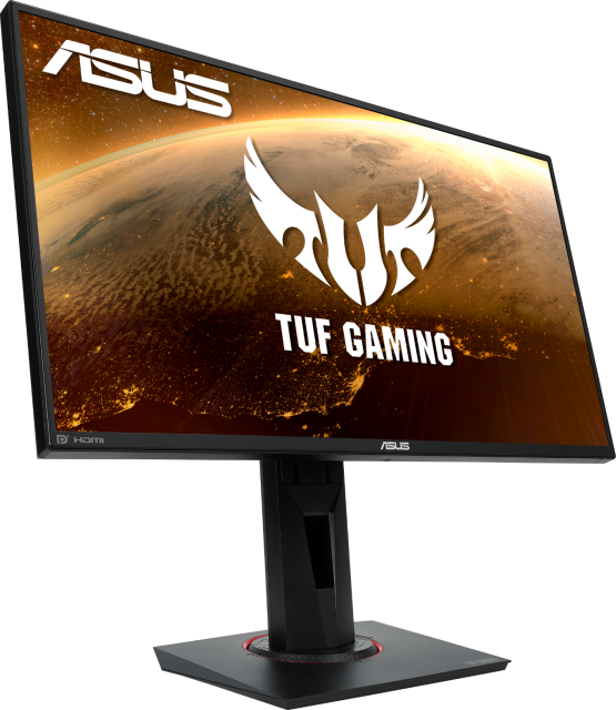 Монитор ASUS TUF Gaming VG258QM, 24.5", FHD (1920x1080), 280Hz, 0.5ms, Extreme Low Motion Blur Sync, G-SYNC Compatible, DisplayHDR 400
