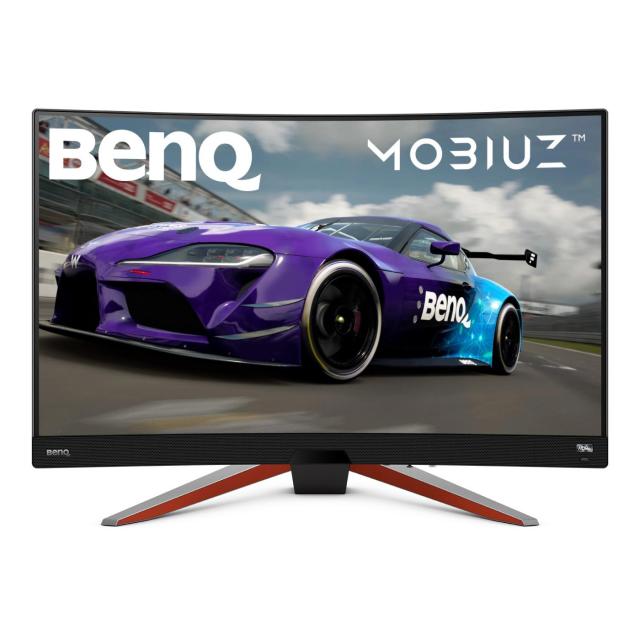 Монитор BenQ EX2710R MOBIUZ 165Hz, VA, 27 inch, Wide, QHD, 1ms, HDR, HDMI, DisplayPort, Извит, Черен