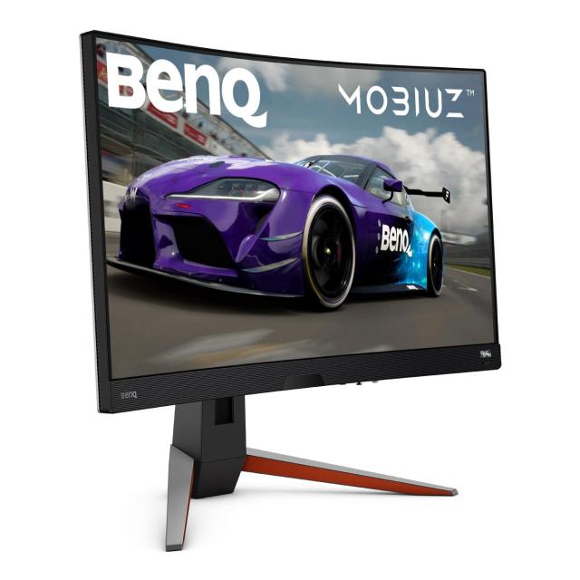 Монитор BenQ EX2710R MOBIUZ 165Hz, VA, 27 inch, Wide, QHD, 1ms, HDR, HDMI, DisplayPort, Извит, Черен
