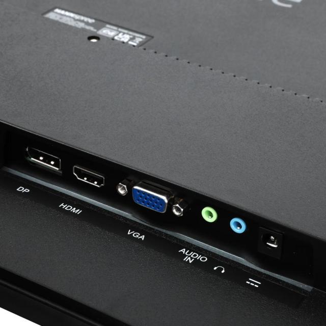 Монитор HANNSPREE HC246PFB, WUXGA, Wide, 24 inch, D-Sub, HDMI, DP, Черен