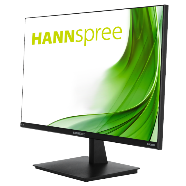 Монитор HANNSPREE HC 250 PFB, Full HD, Wide, 24.5 inch, D-Sub, HDMI, DP, Черен