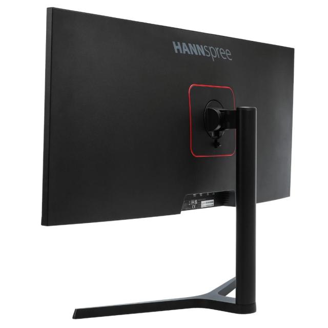 Монитор HANNSPREE HC342PFB, UWQHD, UltraWide, 34 inch,75Hz, HDMI, DP, Черен