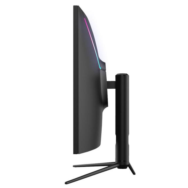 Геймърски монитор HANNSPREE HG392PCB, WQHD, Wide, Извит, 38.5 inch, 165 Hz, HDMI, DP, Черен