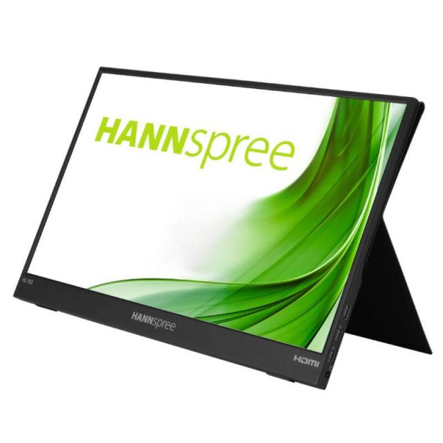 Монитор HANNSPREE HL 162 CPB, TFT, 15.6 inch, Wide, Full HD, USB, Mini HDMI, Черен