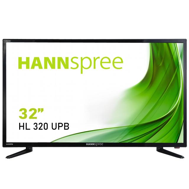 Монитор HANNSPREE HL 320 UPB, TFT, 31.5 inch, Wide, Full HD, D-Sub, HDMI, USB, Черен