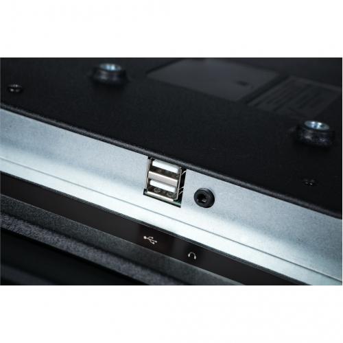 Монитор HANNSPREE HL 320 UPB, TFT, 31.5 inch, Wide, Full HD, D-Sub, HDMI, USB, Черен