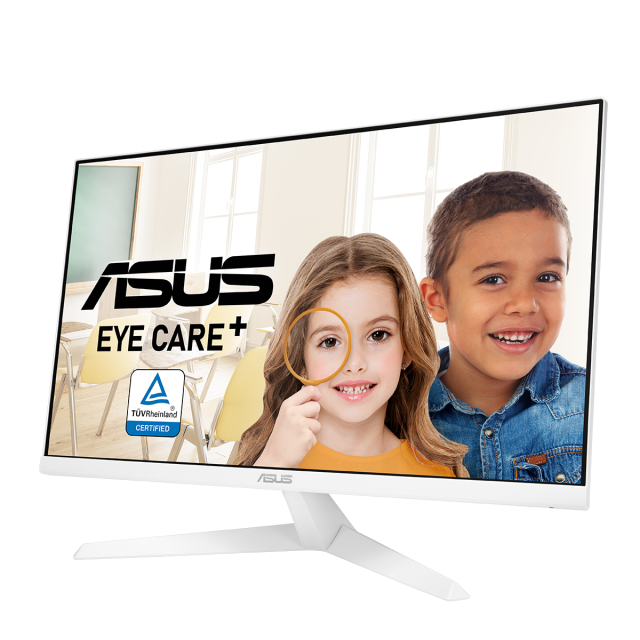 Монитор ASUS VY279HE-W, 27" FHD(1920x1080), IPS, 75Hz, IPS, 1ms, Blue Light Filter, Flicker Free, HDMI, D-Sub