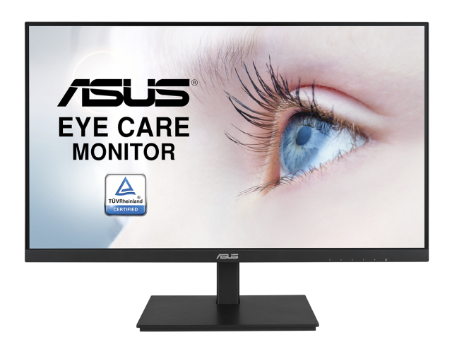 Монитор ASUS VA27DQSB Eye Care 27", FHD, IPS, 75Hz, Frameless, Adaptive-Sync, DisplayPort, HDMI, Low Blue Light, Flicker Free, Wall Mountable
