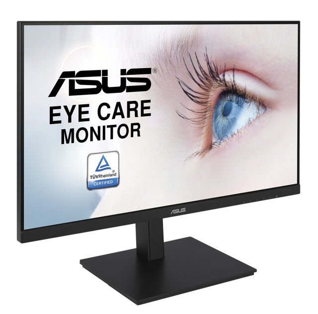 Монитор ASUS VA27DQSB Eye Care 27", FHD, IPS, 75Hz, Frameless, Adaptive-Sync, DisplayPort, HDMI, Low Blue Light, Flicker Free, Wall Mountable