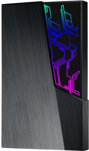 Външен хард диск ASUS FX Automatic Backup, Aura Sync RGB 1TB 2.5", USB 3.1