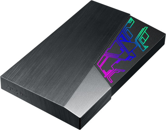 Външен хард диск ASUS FX Automatic Backup, Aura Sync RGB 1TB 2.5", USB 3.1