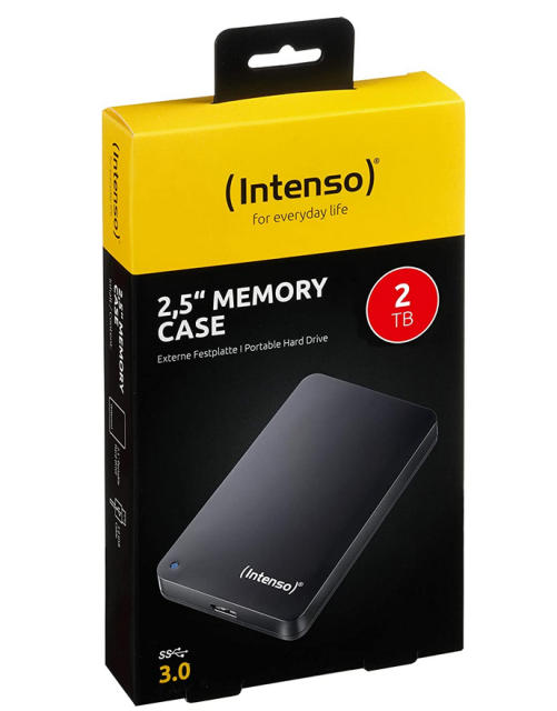 Външен хард диск Intenso, 2.5", 2TB, USB3.0