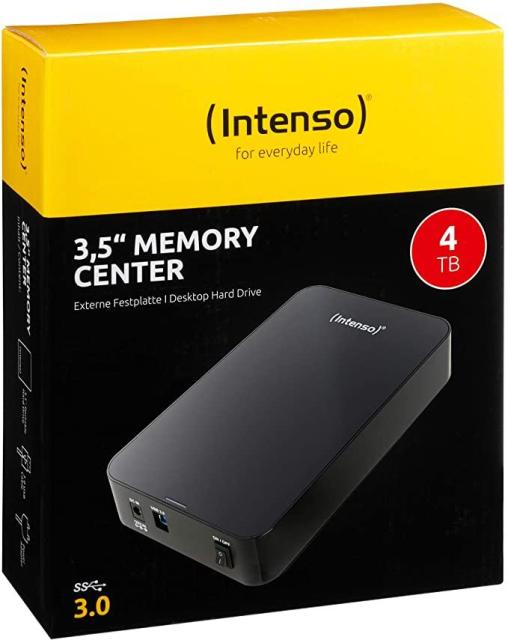 Външен хард диск Intenso, 3.5", 6TB, USB3.0