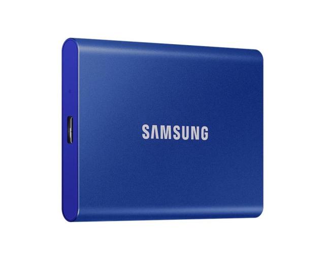 Външен SSD Samsung T7 Indigo Blue SSD 1000GB USB-C, Син PC1T0H-WW