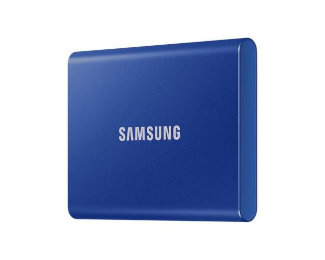 Външен SSD Samsung T7 Indigo Blue SSD 1000GB USB-C, Син PC1T0H-WW