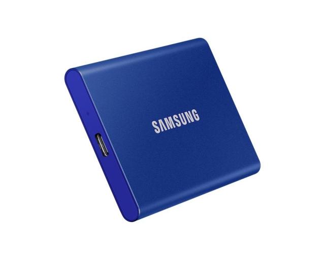 Външен SSD Samsung T7 Indigo Blue SSD 1000GB USB-C, Син PC1T0H-WW