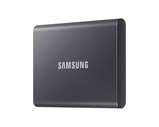 Външен SSD Samsung T7 Titan Grey SSD 1000GB USB-C, Сив, PC1T0T-WW