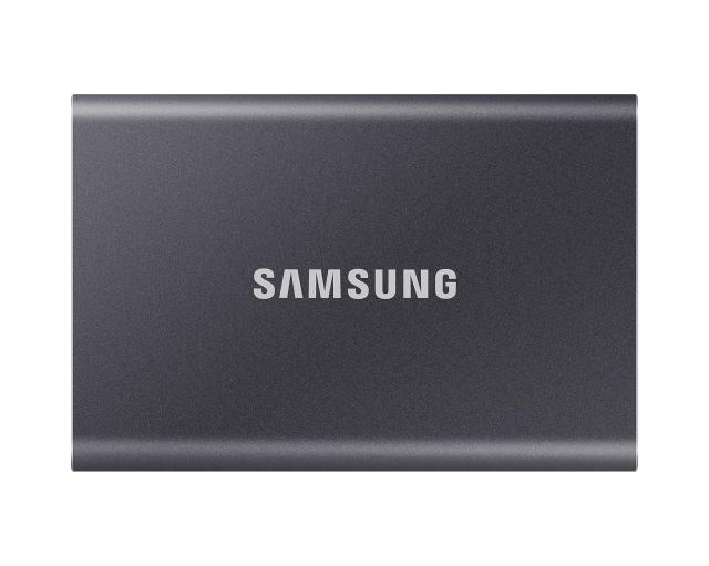 Външен SSD Samsung T7 Titan Grey SSD 1000GB USB-C, Сив, PC1T0T-WW