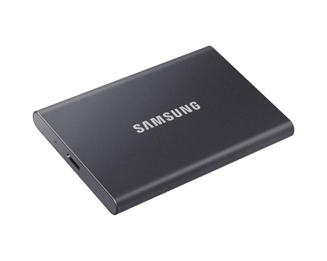 Външен SSD Samsung T7 Titan Grey SSD 1000GB USB-C, Сив, PC1T0T-WW