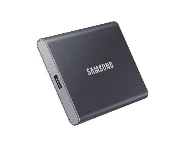 Външен SSD Samsung T7 Titan Grey SSD 1000GB USB-C, Сив, PC1T0T-WW