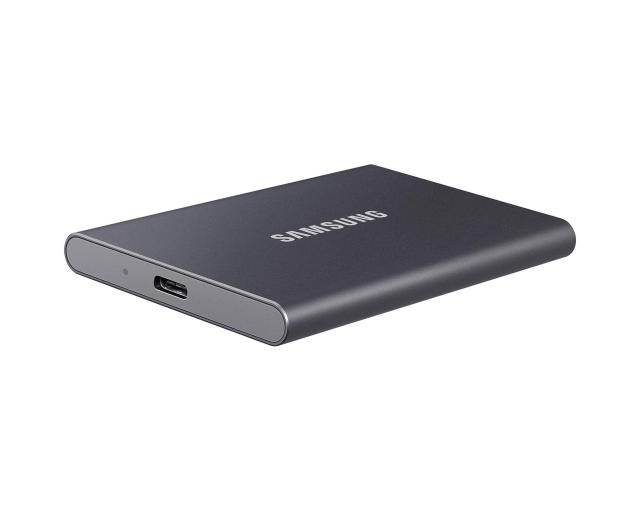 Външен SSD Samsung T7 Titan Grey SSD 1000GB USB-C, Сив, PC1T0T-WW