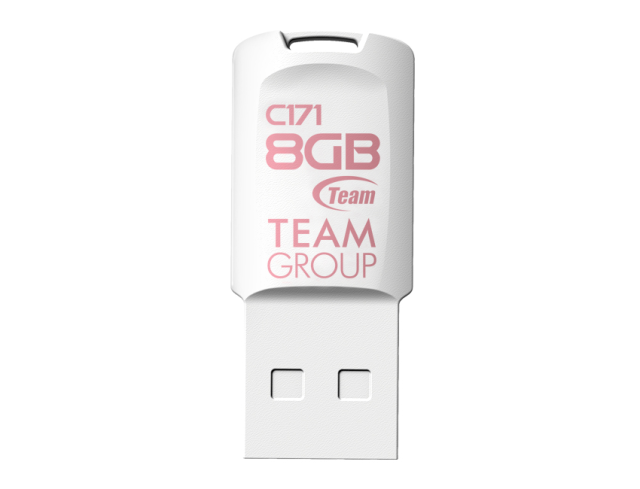USB памет Team Group C171, 8GB, USB 2.0, Бял