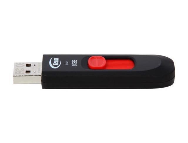 Памет USB Team Group Elite C141, 8GB, USB 2.0, Червен