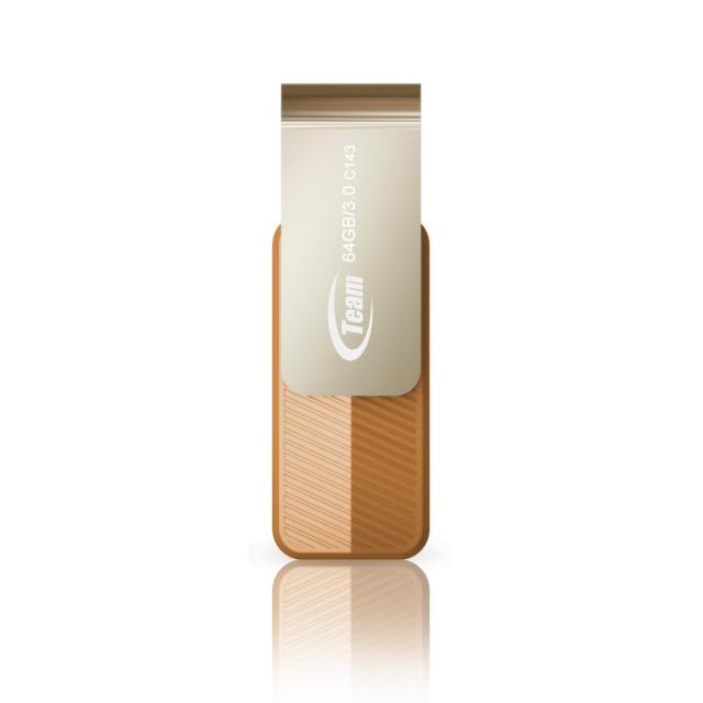 USB памет Team Group C143 64GB USB 3.0, Кафяв