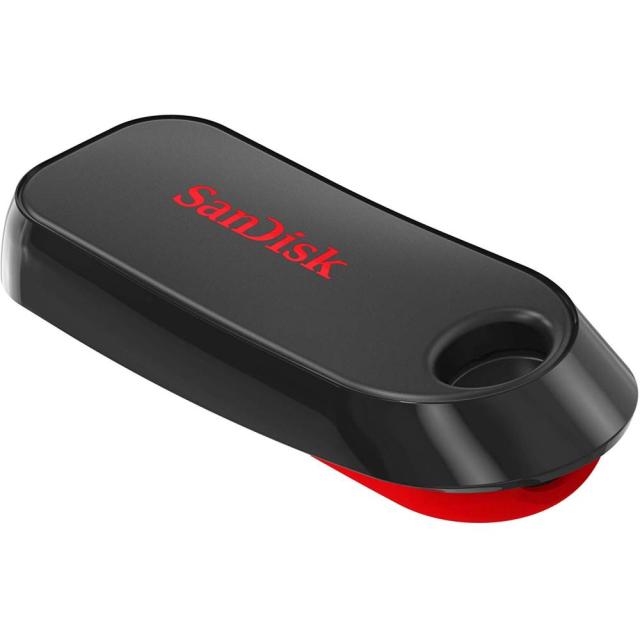 USB памет SanDisk Cruzer Snap 128GB, USB 2.0, Черен