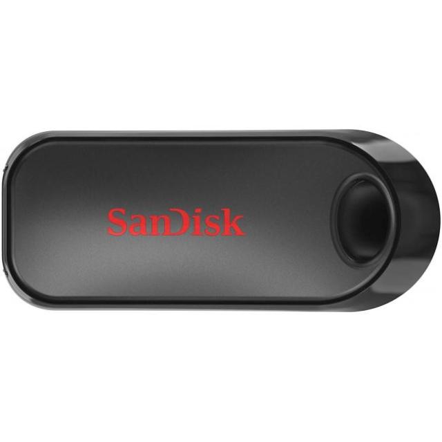 USB памет SanDisk Cruzer Snap 128GB, USB 2.0, Черен