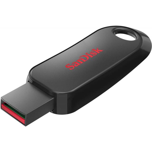 USB памет SanDisk Cruzer Snap 128GB, USB 2.0, Черен