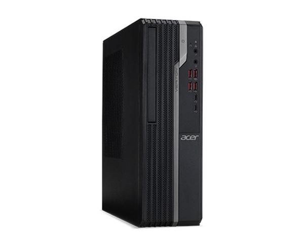 Настолен компютър Acer Veriton VX6680G, Core i3-10105 (up to 4.40GHz, 6MB), 8GB DDR4 3200 MHz, 256GB GB SSD, DVD+RW, Intel UHD Graphics, Keyboard & Mouse USB, Gigabit LAN & TPM, 180W (80PLUS Bronze), NO OS, 3Y Warranty