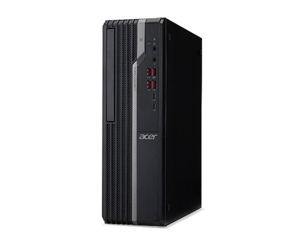 Настолен компютър Acer Veriton VX6680G, Core i3-10105 (up to 4.40GHz, 6MB), 8GB DDR4 3200 MHz, 256GB GB SSD, DVD+RW, Intel UHD Graphics, Keyboard & Mouse USB, Gigabit LAN & TPM, 180W (80PLUS Bronze), NO OS, 3Y Warranty