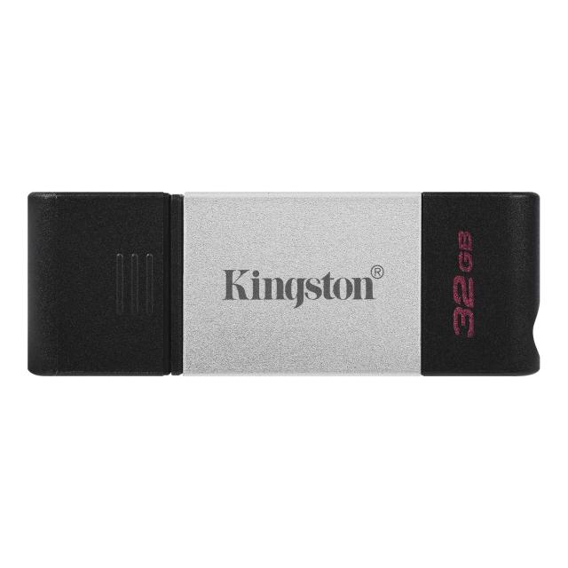 USB памет KINGSTON DataTraveler 80, 32GB, USB-C 3.2 Gen 1, Черна