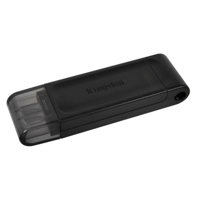 USB памет KINGSTON DataTraveler 70, 64GB, USB Type-C 3.2 Gen 1, Черна