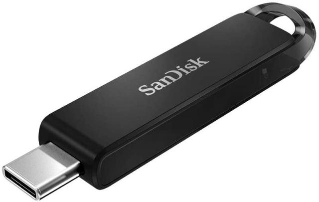 USB памет SanDisk Ultra, 32GB, USB 3.1 Type-C, Черен