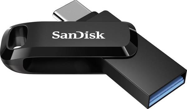 USB памет SanDisk Ultra Dual Drive Go, 32 GB, USB 3.1 Type-C, Черен