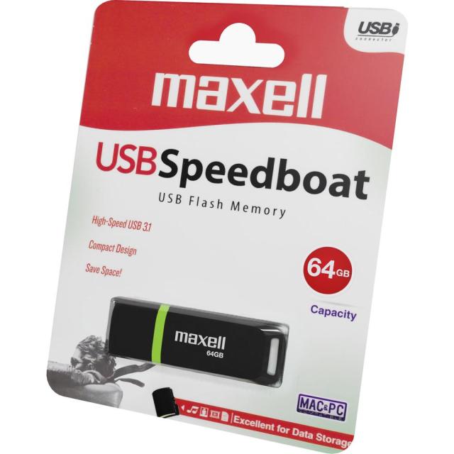 USB памет MAXELL SPEEDBOAT 64GB, USB 3.1