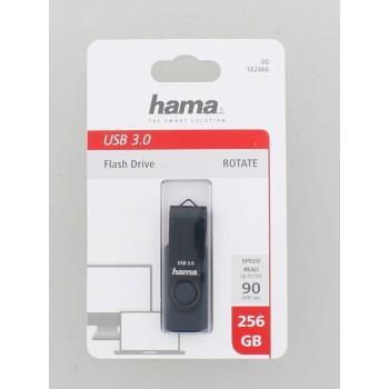 USB памет HAMA Rotate, 256GB, USB 3.0  90 MB/s, Петролно синьо